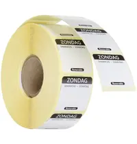 HENDI Voedseletiketten | Zondag | Kleurgecodeerd | 1000 Stuks | 25x25mm