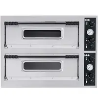 HENDI Pizzaoven | BASIC | Elektrisch | 4+4x Ø35cm | 45°C/455°C | 12kW (400V) | 1000x955x745h)mm 