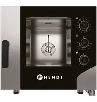 HENDI Hetelucht-/Stoomoven | CONTROL | 5 Niveaus (1/1 GN) | Elektrisch | 100°C/270°C | 7.8kW (400V) | Bevochtiging (Automatisch) | 730x855x700(h)mm 