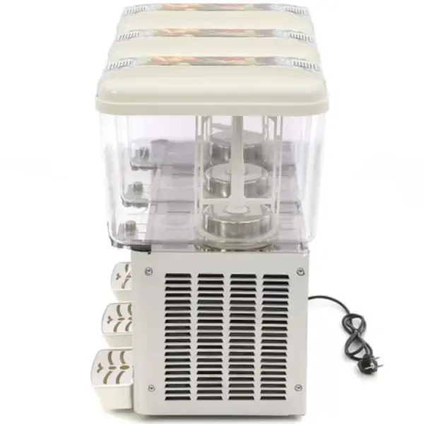 Gekoelde Drankendispenser | Wit/RVS | 3x 18L | +7°C/+12°C | 730x450x700(h)mm