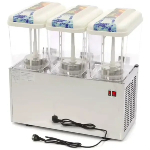 Gekoelde Drankendispenser | Wit/RVS | 3x 18L | +7°C/+12°C | 730x450x700(h)mm