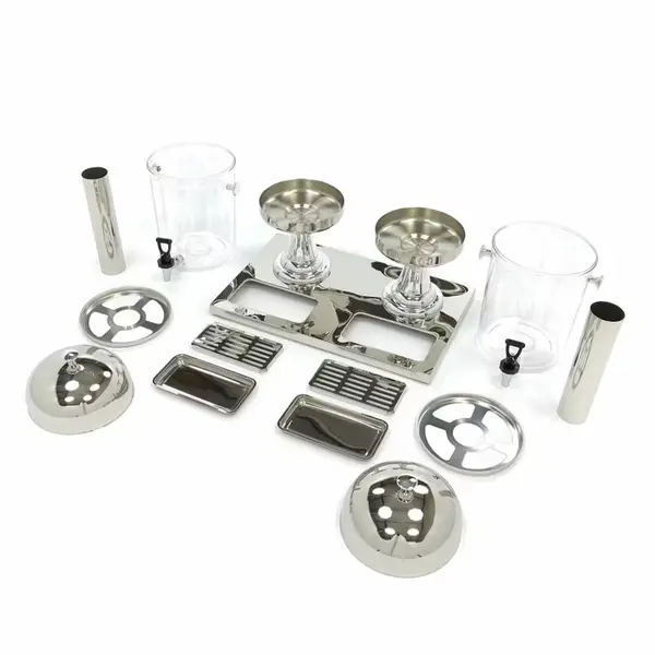 Drankendispenser | RVS | 2x 8L | Passief Koelbaar | 550x360x560(h)mm