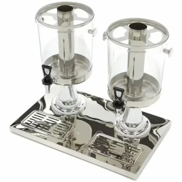 Drankendispenser | RVS | 2x 8L | Passief Koelbaar | 550x360x560(h)mm