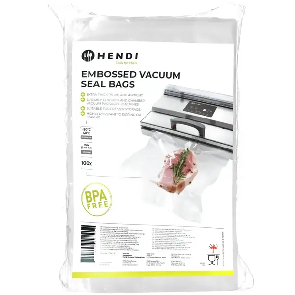 Vacuümzakken | 150x250mm | Reliëf | 100 Stuks