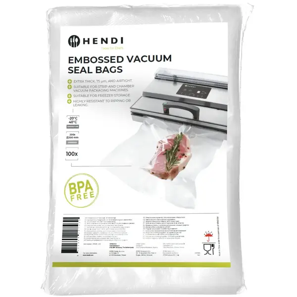Vacuümzakken | 200x300mm | Reliëf | 100 Stuks