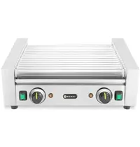 HENDI Worstengrill | 2 Zones (14 Rollen) | ≤ 230°C | 1.23kW (230V) | 566x640x192(h)mm