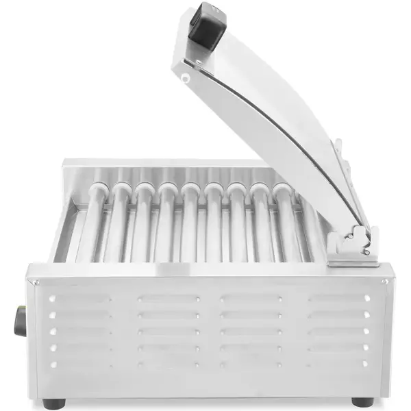 Worstengrill | 2 Zones (11 Rollen) | ≤ 230°C | 0.98kW (230V) | Incl. Deksel | 566x527x259(h)mm