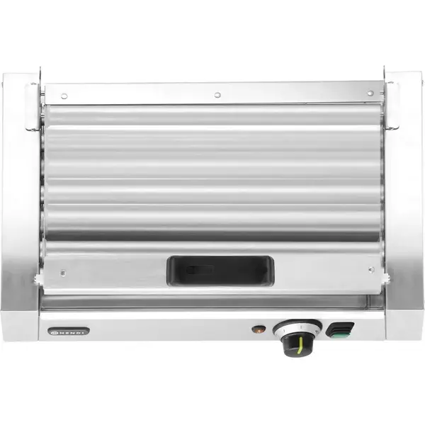 Worstengrill | 1 Zone (7 Rollen) | ≤ 230°C | 0.62kW (230V) | Incl. Deksel | 566x375x259(h)mm