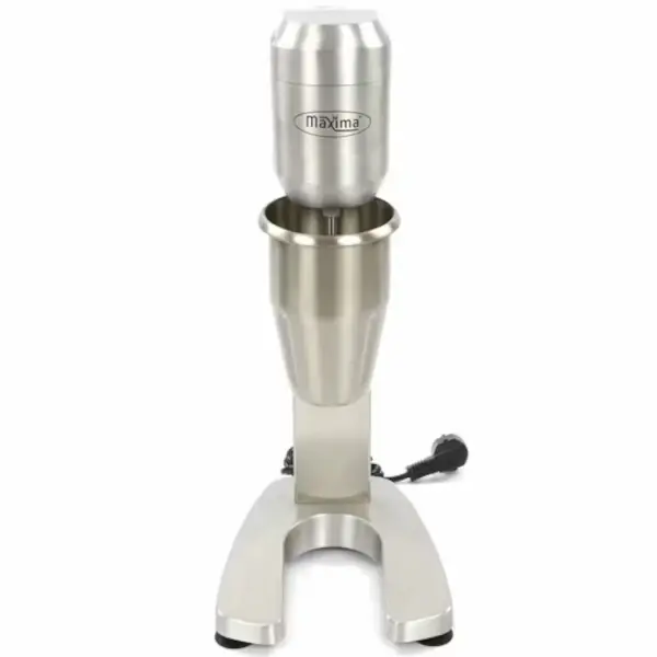 Milkshaker | Enkel | RVS | 1L | 0.4kW (230V) | Incl. RVS Mengbeker | 200x230x500(h)mm