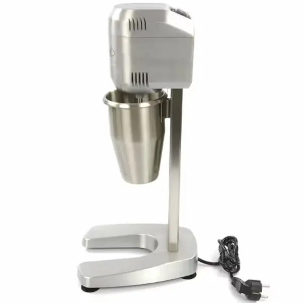 Milkshaker | Enkel | RVS | 1L | 0.4kW (230V) | Incl. RVS Mengbeker | 200x230x500(h)mm
