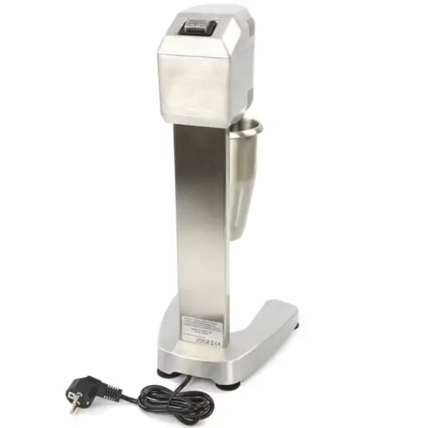 Milkshaker | Enkel | RVS | 1L | 0.4kW (230V) | Incl. RVS Mengbeker | 200x230x500(h)mm
