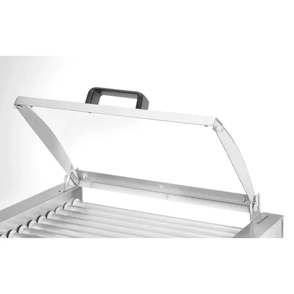 Worstengrill | 1 Zone (9 Rollen) | ≤ 230°C | 0.79kW (230V) | Incl. Deksel | 566x450x259(h)mm