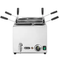 HENDI Pastakoker | Elektrisch | 25L | 45°C/110°C | 3.5kW (230V) | Aftapkraan | 601x326x279(h)mm