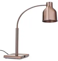 HENDI Warmhoudlamp | Koper | Zwenkbaar | Max. 250W | 268x203x660(h)mm