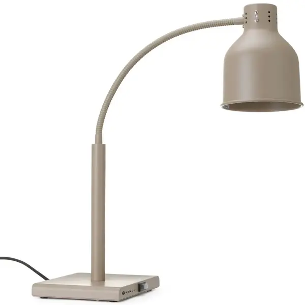 Warmhoudlamp | Beige | Zwenkbaar | Max. 250W | 268x203x660(h)mm