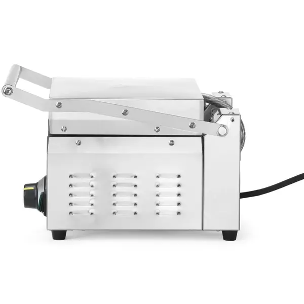 Hotdog Contactgrill | Enkel | Gegroefd Oppervlak 270x250 (Gietijzer) | 50°C/300°C | 1.8kW (230V) | 385x285x254(h)mm