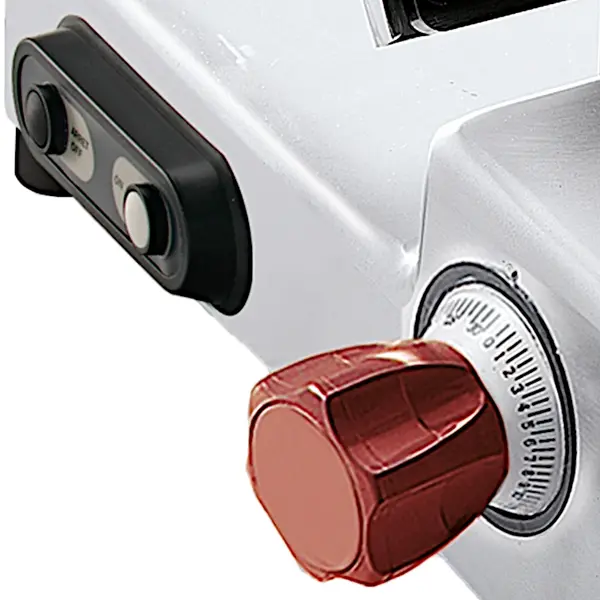 Vlees-/Kaassnijmachine | STONEHENGE | Mes Ø350mm | Capaciteit 270x230/Ø255mm | Snijdikte 0-30mm | 0.28kW (230V) | 615x575x530(h)mm