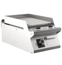 Mareno Lavasteengrill | M1-700 | Tafelmodel | RVS | 10kW Gasvermogen | Instelbaar Grillrooster | Thermokoppels | Waakvlam | 400°C Max Temperatuur | 400(b)x750(d)x250(h)mm