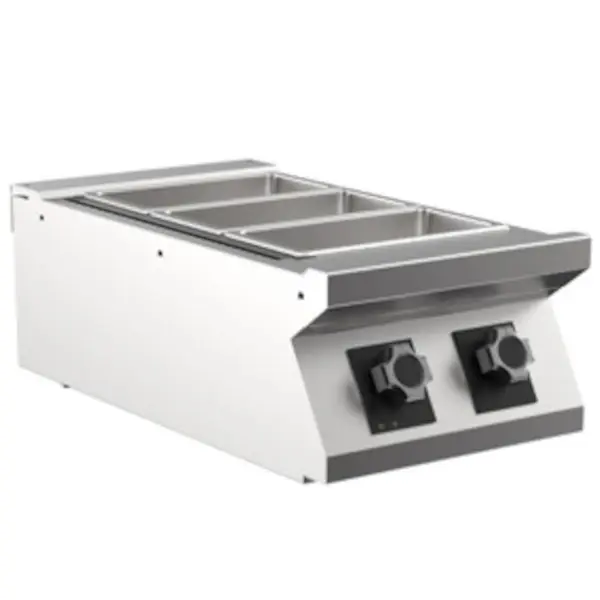Bain-Marie | M1-700 | Elektrisch 1,8kW 230V | Tafelmodel | GN 1/1 Max 15cm Diep | Aftapkraan Onderzijde | RVS | 400(b)x750(d)x250(h)mm
