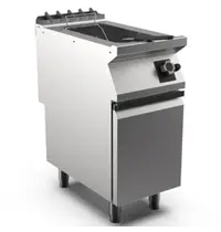 Mareno Gasfriteuse | M1-700 | Staand model | RVS | 14kW | Thermokoppels | Waakvlam | Aftapkraan | Koude Zone | 15 liter | 400(b)x750(d)x900(h)mm