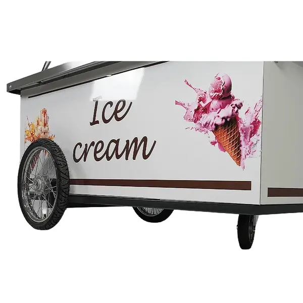 Schepijswagen | RHODOS | Energiezuinig | 354L | 9x 5L | -15°C/-22°C | Statisch | Gekoelde Reserve | Wielen | 2154x978x2285(h)mm