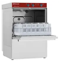 Diamond Glazenspoelmachine | FAST WASH | Mand 400x400 | Afvoerpomp | Naglanspomp | 230V | 435x540x675(h)mm