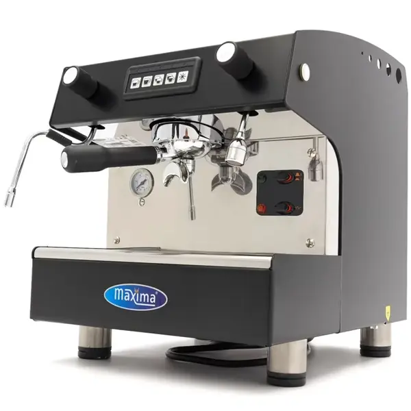 Espressomachine | Zwart | Automatisch | 1 Groep | Boiler 3L | Digitaal | 1.8kW (230V) | 380x450x470(h)mm