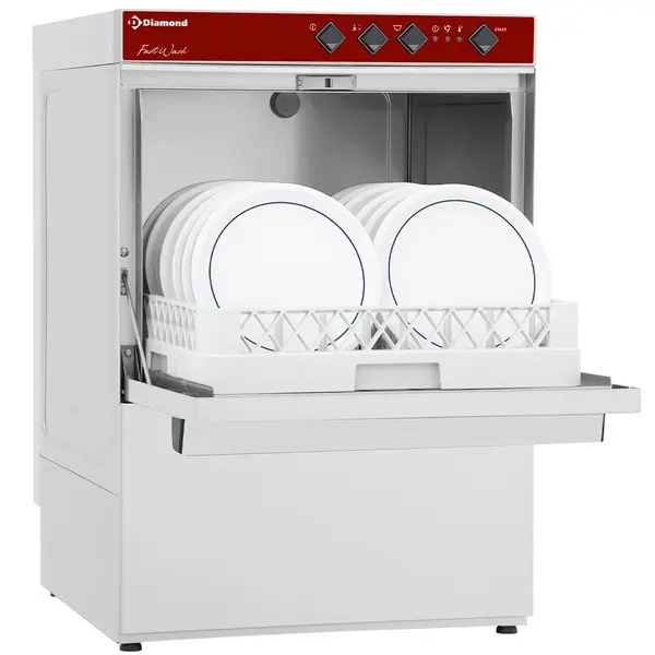 Horeca Vaatwasser | FAST WASH | Mand 500x500 | Naglanspomp | Ontharder | 230V | 580x600x820(h)mm