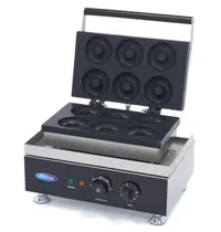 Maxima Donutijzer | Enkel | Mini Donuts (Ø80mm) | 50°C/300°C | 1.75kW (230V) | Timer | 380x310x270(h)mm