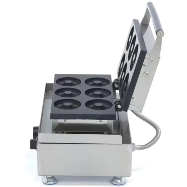 Donutijzer | Enkel | Mini Donuts (Ø80mm) | 50°C/300°C | 1.75kW (230V) | Timer | 380x310x270(h)mm