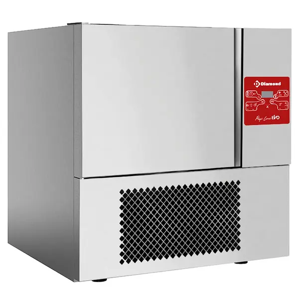 Blastchiller | PROFI LINE EVO | 3 Niveaus (1/1 GN) | 8kg Koelen / 5kg Vriezen | 0.82kW (230V) | 620x655x670(h)mm