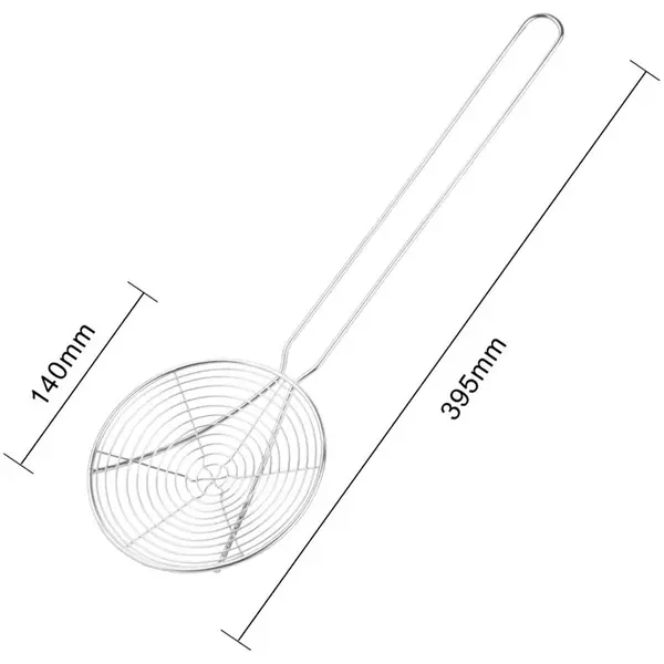 Frituurschep | RVS | Ø140x395mm
