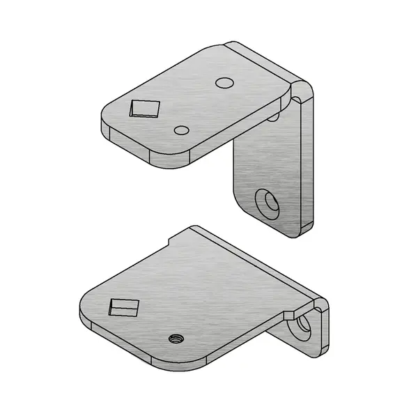 Scharnierset (Links) | PROFI LINE EVO | Blastchiller 5x/10x EN/GN