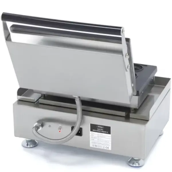 Donutijzer | Enkel | Mini Donuts (Ø50mm) | 50°C/300°C | 1.75kW (230V) | Timer | 380x310x270(h)mm