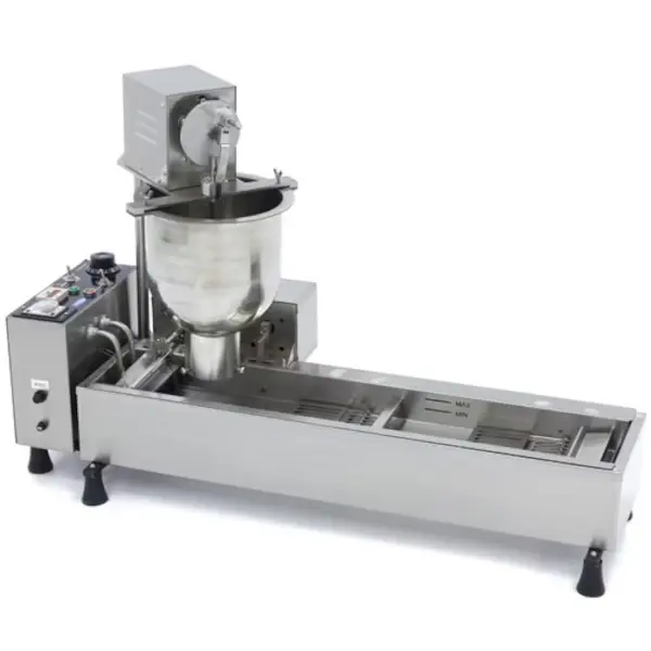 Donutmachine | Elektrisch | 500 Donuts/Uur | Automatisch | 13L |  60°C/200°C | 7L Verwijderbare Kom | Draaisysteem | 3kW (230V) | 965x330x650(h)mm