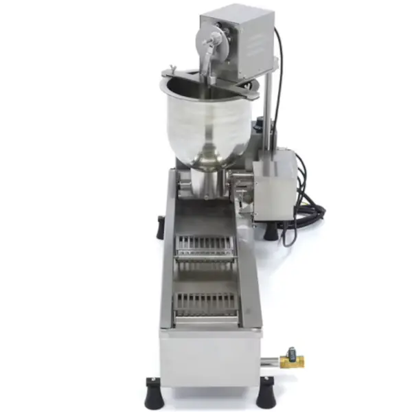 Donutmachine | Elektrisch | 500 Donuts/Uur | Automatisch | 13L |  60°C/200°C | 7L Verwijderbare Kom | Draaisysteem | 3kW (230V) | 965x330x650(h)mm