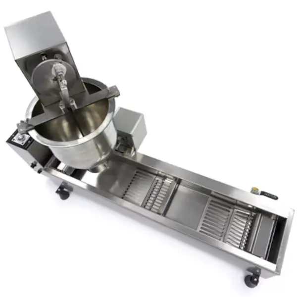 Donutmachine | Elektrisch | 500 Donuts/Uur | Automatisch | 13L |  60°C/200°C | 7L Verwijderbare Kom | Draaisysteem | 3kW (230V) | 965x330x650(h)mm