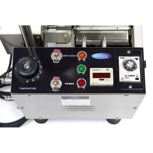 Donutmachine | Elektrisch | 500 Donuts/Uur | Automatisch | 13L |  60°C/200°C | 7L Verwijderbare Kom | Draaisysteem | 3kW (230V) | 965x330x650(h)mm