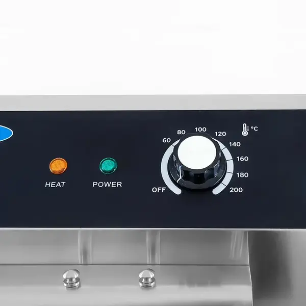 Friteuse | Elektrisch | 45L | 50°C/200°C | 7.5kW (400V) | Aftapkraan | Timer | 590x680x1010(h)mm