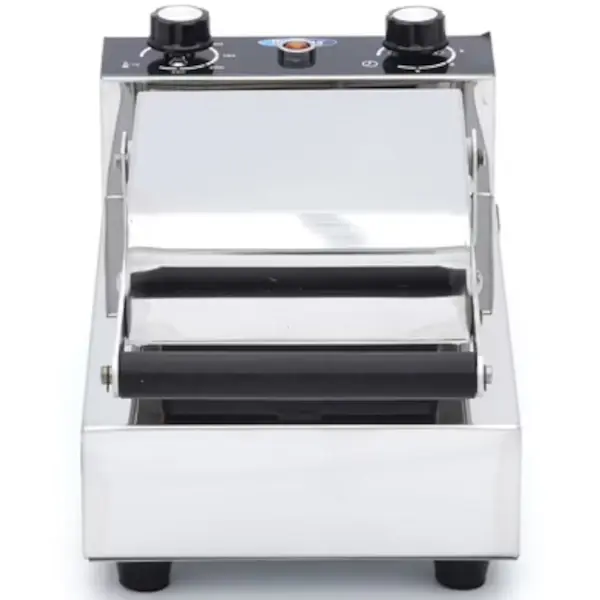 Gelato Paninipers | Enkel | Panini Ø100x50(h)mm | 50°C/300°C | 0.6kW (230V) | Timer | 200x410x180(h)mm