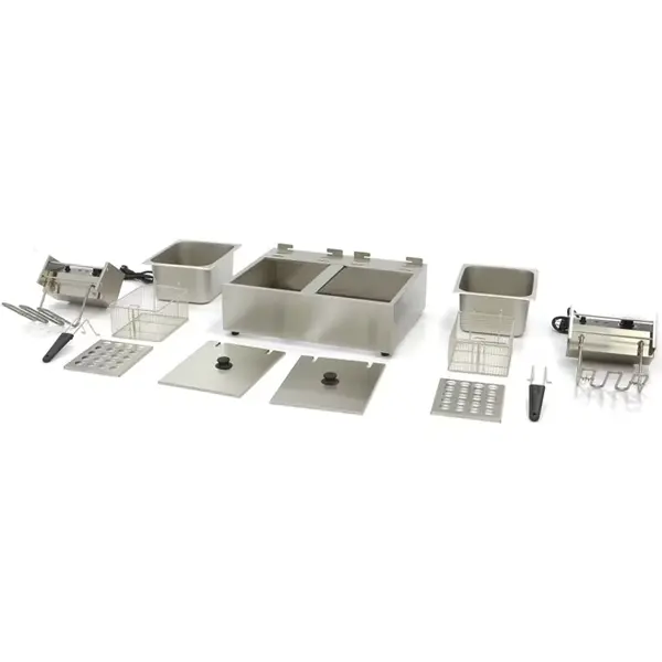 Friteuse | Elektrisch | 6.5+6.5L | 0°C/200°C | 10kW (2x 230V) | 570x440x315(h)mm