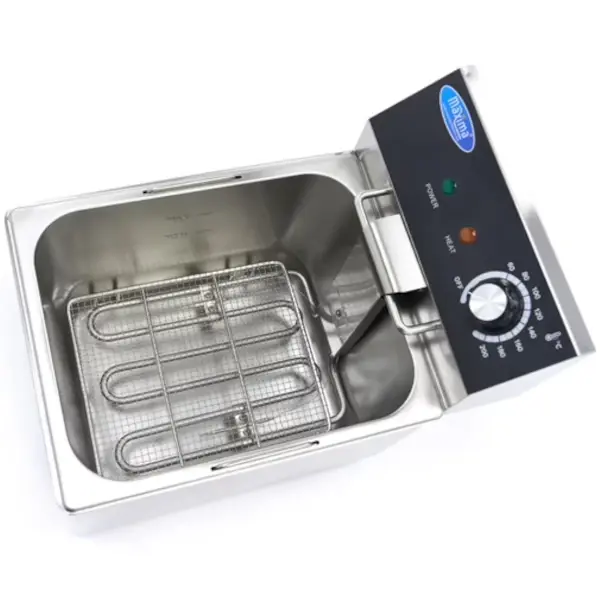 Friteuse | Elektrisch | 8L | 50°C/200°C | 3.25kW (230V) | 270x415x340(h)mm