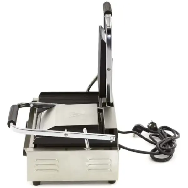 Contact-/Paninigrill | Dubbel | Glad Oppervlak (Gietijzer) | 50°C/300°C | 3.6kW (2x 230V) | 570x305x210(h)mm