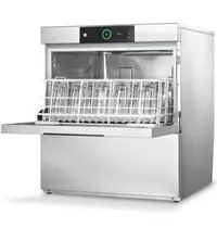 Hobart Glazenspoelmachine | PROFI | Mand 500x500 | Afvoerpomp | Zeeppomp | Naglanspomp | 230V/400V | Touchscreen + App | Dubbelwandig | 600x603x705(h)mm