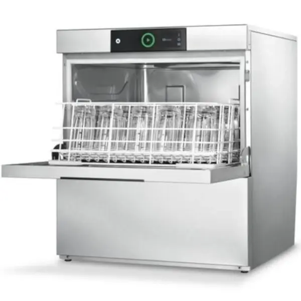 Glazenspoelmachine | PROFI | Mand 500x500 | Afvoerpomp | Zeeppomp | Naglanspomp | 230V/400V | Touchscreen + App | Dubbelwandig | 600x603x705(h)mm