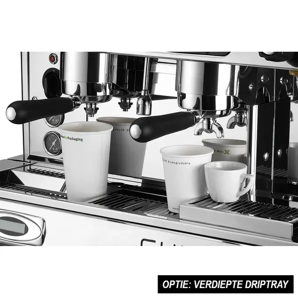 Espressomachine | TECNICA | RVS | Automatisch | 2 Groepen | Boiler 14L | Digitaal | 230V | 796x572x531(h)mm