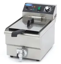 Maxima Friteuse | Elektrisch | 10L | 50°C/200°C | 3kW (230V) | Aftapkraan | 280x500x350(h)mm