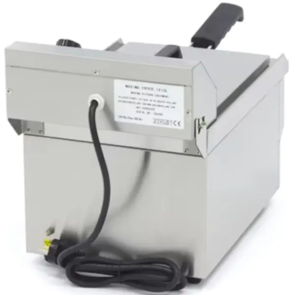 Friteuse | Elektrisch | 10L | 50°C/200°C | 3kW (230V) | Aftapkraan | 280x500x350(h)mm