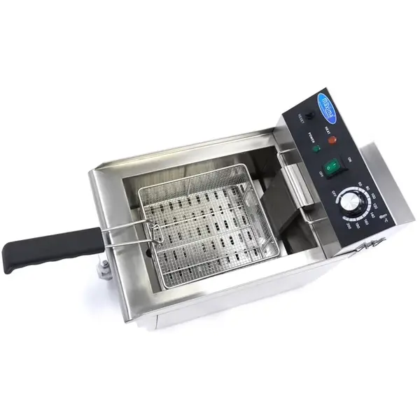 Friteuse | Elektrisch | 10L | 50°C/200°C | 3kW (230V) | Aftapkraan | 280x500x350(h)mm