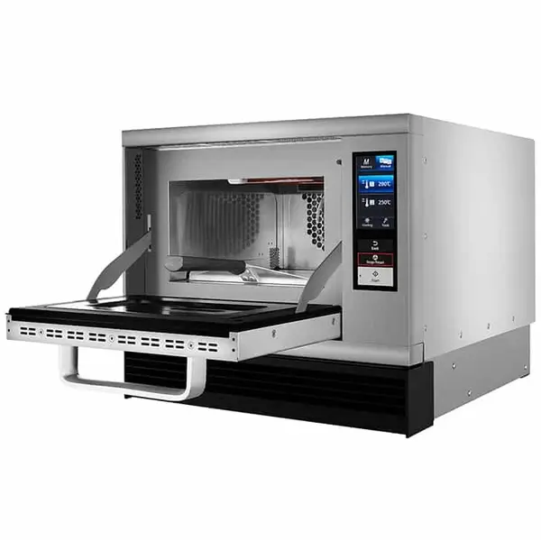 High Speed Oven | SCV3 | 1 Niveau (260x225) | Elektrisch | 30°C/280°C | Hetelucht + Inverter-Magnetron | Grillfunctie | 3.6kW(230V) | Touchscreen + App | 474x565x412(h)mm
